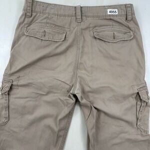 URBAN PIPELINE Relaxed Cargo Pants Men 30x32 Khaki Beige Stretch Grunge Skater